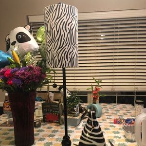 Zebra lamp